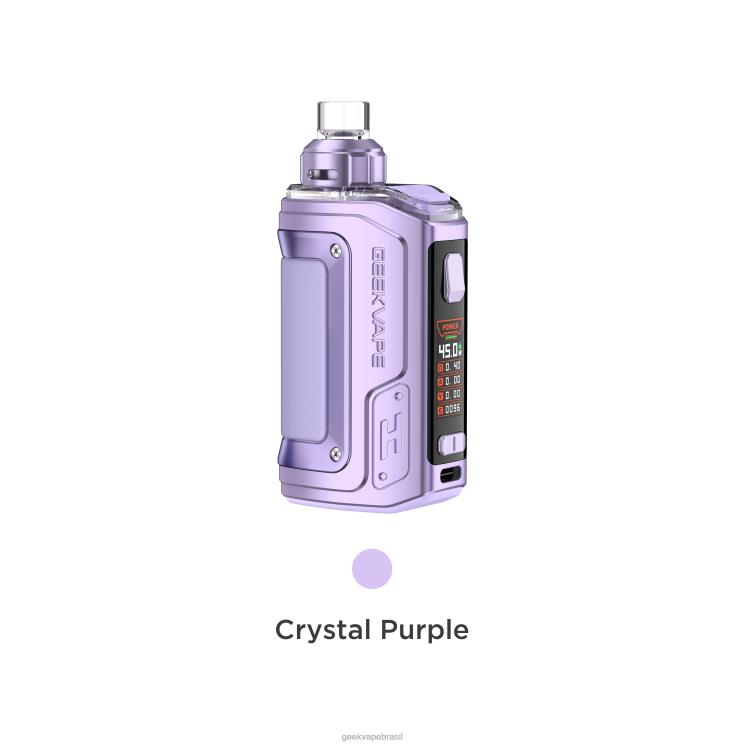 GEEKVAPE Flavors | h45 (aegis hero 2) pod mod kit edição de cristal GeekVape cristal roxo VRL0B139