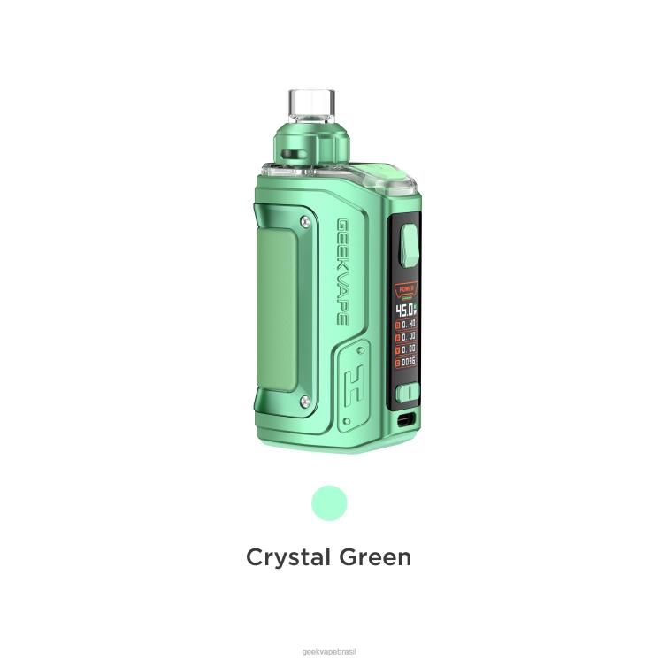 GEEKVAPE Flavors | h45 (aegis hero 2) pod mod kit edição de cristal GeekVape verde cristalino VRL0B143