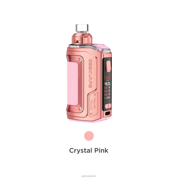 GEEKVAPE Vape Flavor | h45 (aegis hero 2) pod mod kit edição de cristal GeekVape rosa cristal VRL0B140