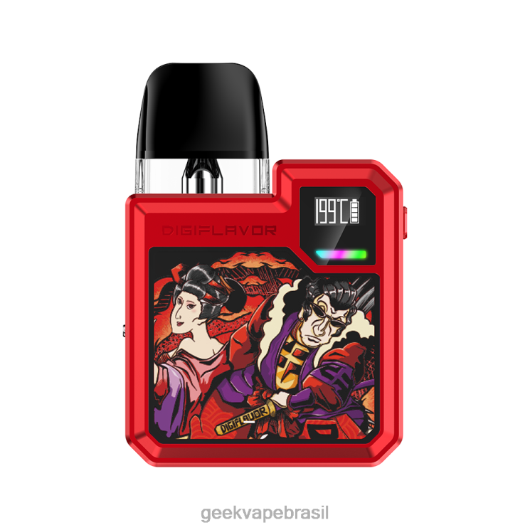 Vape Store GEEKVAPE | kit digi-q digiflavor 1000mah GeekVape samurai vermelho VRL0B77