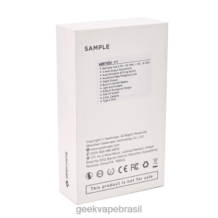 GEEKVAPE Vape | kit inicial wenax h1 1000mah GeekVape metal de canhão VRL0B112